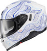 Scorpion EXO #T52-2312 - Exo-t520 Helmet Nama-shimi White/Blue XS