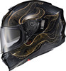 Scorpion EXO #T52-2305 - Exo-t520 Helmet Nama-shimi Black/Gold LG