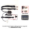 XK Glow #XK064-WIRE-3OP - 3 Switch Rocker Panel 3 Output Wire Strobe Combo