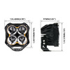 XK Glow #XK067005-KIT - 5" Spot Beam Cube Light 2 Piece KIT