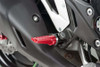 Puig #6301R - Footpegs Racing RED