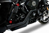 Rinehart Racing 100-1604 - Crossback True Duals Header for 2017-Later M8 Touring - 2017-Later / Chrome for HP45 Mufflers