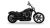 Rinehart Racing 500-1248 - 3.5” HP35 Slip-on Exhaust for Harley Softail - Softail Slim / Low Rider / Street Bob / Breakout / Fat Boy / Black w/ Black End Caps