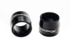 Rinehart Racing 100-0118 - 3.5" Standard End Cap - Black Replacement End Cap (single)