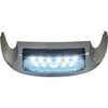 Custom Dynamics #GEN-FT-WS - LED Front Fender Tip - White LED/Smoke Lens - Chrome