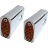 Pro-one Perf.mfg. #909108 - Strut LED Marker Light - Chrome/Amber