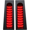 Custom Dynamics #PB-FILL-R-B - ProBEAM® Fillerz® Lights - Red - Gloss Black
