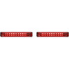 Custom Dynamics #PB-SB-SS6-BR - Saddlebag Lights - SS6 - Black/Red