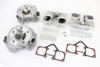 V-Twin - Cylinder Head Set with Polished Rocker Box