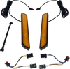 LED Fork Light - Amber - Black