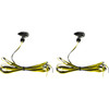Custom Dynamics #CD-MICRO-A-C - Micro Turn Signals - Amber -Chrome