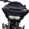 Custom Dynamics #CD-RG-SWT-AW2-B - Windshield Trim - Sequential Turn Signal - Black