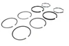 Rowe #28002C - 74 inch Piston Ring Set .010 Oversize
