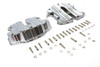 V-Twin - M8 Rocker Box Cover Set Chrome