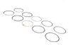 Rowe #28008C - 80 inch Shovelhead Piston Ring Set .010 Oversize