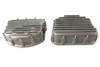 V-Twin - Finned Panhead Rocker Box Cover Set