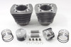 Motorshop - Replica 883cc Cylinder and Piston Kit Silver