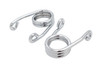 V-Twin - Chrome 2 inch Torsion Seat Spring Set