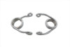 V-Twin #28-0007 - Chrome 3-1/2 inch Hair Pin Spring Set