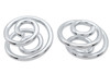 V-Twin #28-6114 - Chrome 1 inch Seat Spring Set