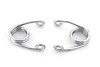 V-Twin #28-0009LR - Chrome 3 inch Hair Seat Spring Set