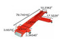 Motorshop #ZD04806A - Motorcycle Roller Dolly Lift Tool