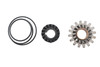 Motorshop - Kick Starter Gear Set with Spring