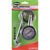 Slime #2020-A - Tire Pressure Gauge - Dual Head/Dial - 10 psi -160 psi