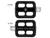 V-Twin - FCS Kick Starter Pedal Assembly Black