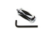 V-Twin #07871 - Shifter Footpeg Chrome Diamond Shape