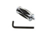 V-Twin #07871 - Shifter Footpeg Chrome Diamond Shape