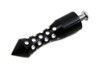 V-Twin #77838 - Black Agostinni Shifter Footpeg Spike Style