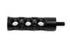 V-Twin #5591 - Black Swiss Cheese Shifter Peg