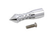 V-Twin #77838C - Chrome Agostinni Shifter Footpeg Spike Style