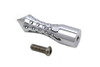 V-Twin #77838C - Chrome Agostinni Shifter Footpeg Spike Style