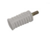 V-Twin #16-0024A - Shifter Footpeg White Rubber