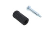 V-Twin #70204F - Rubber Shifter Peg Black with Screw