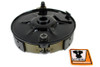 V-Twin #19141B - Rear Mechanical Brake Backing Plate Kit Black
