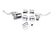 V-Twin #78130 - Handlebar Control Kit Chrome