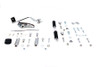 V-Twin - Rigid Forward Brake Pedal Kit Chrome