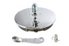 Motorshop - Rear Brake Backing Plate Kit Chrome