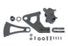 V-Twin #22-0794 - Chrome Rear 4 Piston Caliper and Bracket Kit