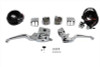 V-Twin #63795B - Smooth Contour Handlebar Control Kit Chrome