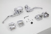 V-Twin #63662 - Handlebar Control Kit Chrome