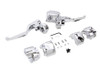 V-Twin #63363 - Handlebar Control Kit Chrome