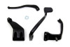 V-Twin #056336 - Black Further Forward Mid Control Kit