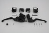 V-Twin #H07-0689MB - Smooth Contour Handlebar Control Kit Black