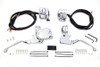 V-Twin #H07-0675K - Handlebar Control Kit with Switches Chrome