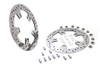 Duro - 11.8 inch Drilled Front Brake Disc Set Mirror Polished Stain