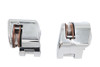 Duro #08828 - Chrome 1-Piston Front Brake Caliper Set